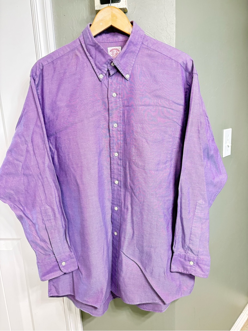 Brooks Brothers Purple Button-Down Oxford Shirt